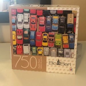 Vintage car toys puzzle 750 pieces